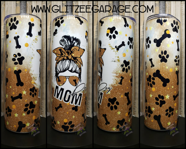 20oz SS Tumbler - Dog Mom