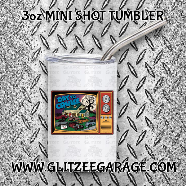 3oz SS Mini Shot Tumbler - A Day To Cruise '25 (ADTC)
