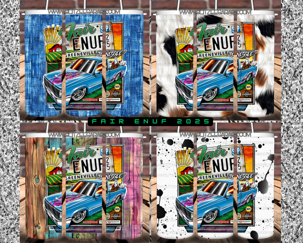 16oz 4 in 1 SS Can Cooler - Fair Enuf '25 (ENUF)