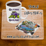 Table Coaster - Neoprene Square - Fair Enuf '25 (ENUF)