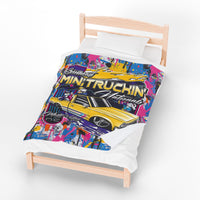 Velveteen Plush Blanket - Southeast Mini Truckin' Nationals '25 (MININATS)