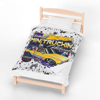 Velveteen Plush Blanket - Southeast Mini Truckin' Nationals '25 (MININATS)