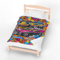 Velveteen Plush Blanket - Southeast Mini Truckin' Nationals '25 (MININATS)