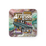 Table Coaster - Neoprene Square - Attitude Check '26 (AC)