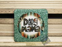Table Coaster - Neoprene Square - Dog Mama