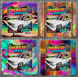 Table Coaster - Neoprene Square - The Freakin Weekend '23 (TFW)