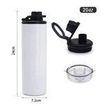 20oz SS Water Bottle/Tumbler - Attitude Check '26 (AC)
