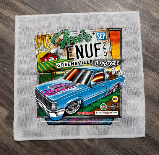 Tumbler Towel (Microfiber) - Fair Enuf '25 (ENUF)
