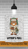 Parking Sign - Litter's Full