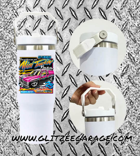 30oz SS Water Bottle With Top Handle - Southeast Mini Truckin' Nationals '25 (MININATS)