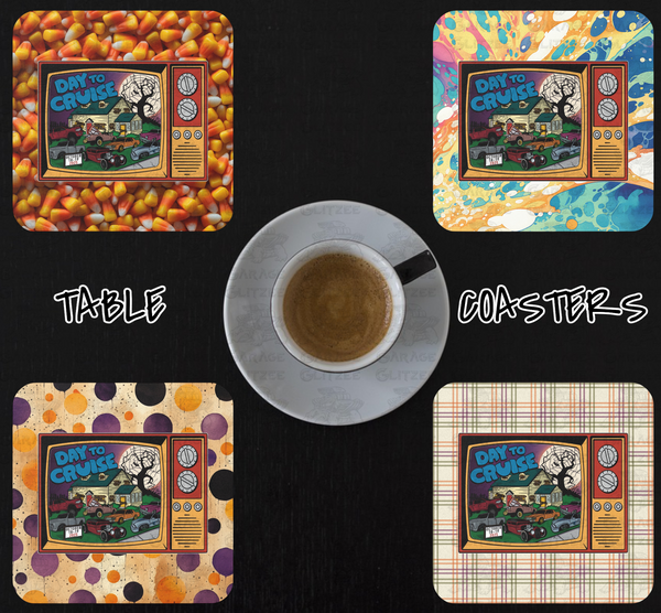 Table Coaster - Neoprene Square - A Day To Cruise '25 (ADTC)
