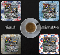 Table Coaster - Neoprene Square - KSP Cruising With Cruisers '25 (KSPCWC)
