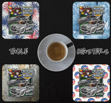 Table Coaster - Neoprene Square - KSP Cruising With Cruisers '25 (KSPCWC)