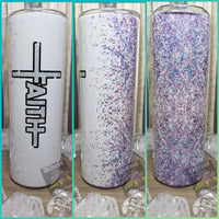 20oz SS Tumbler - Faith/Cross