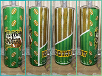 20oz SS Tumbler - Football Mom