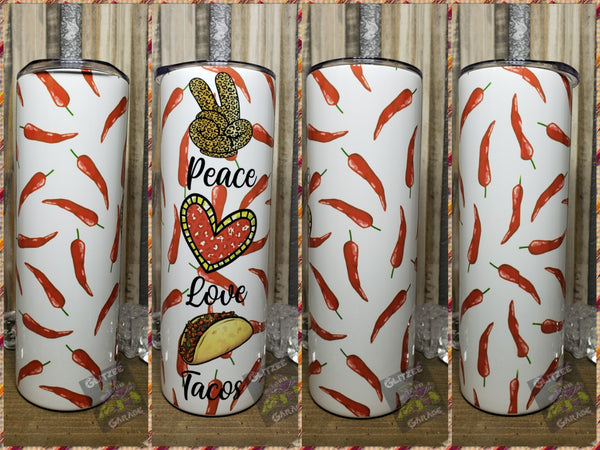 20oz SS Tumbler - Tacos