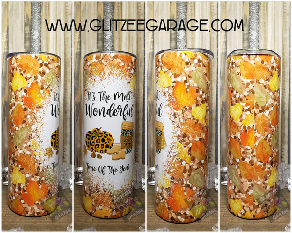 20oz SS Tumbler - Time Of The Year (Fall)
