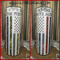 20oz SS Tumbler - No One Fights Alone