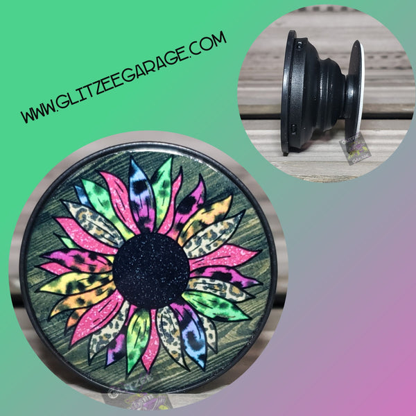 Phone Grip - Multicolor Sunflower