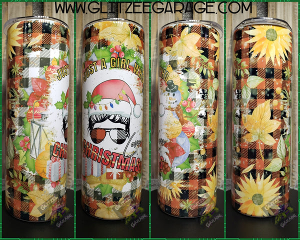 20oz SS Tumbler - Just A Girl Who Loves Christmas