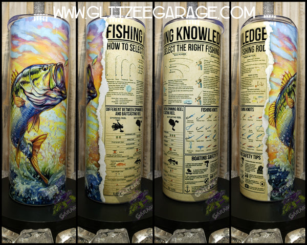 20oz SS Tumbler - Fishing Knowledge