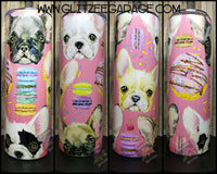 20oz SS Tumbler - Donut * French Bulldog