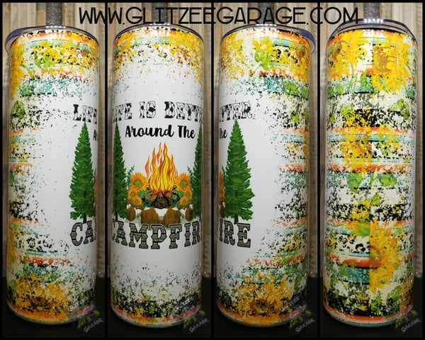 20oz SS Tumbler - Life Is Better Around The Campfire