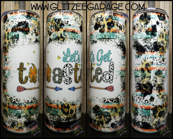 20oz SS Tumbler - Let's Get Toasted