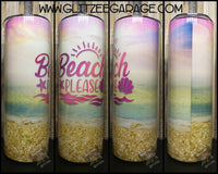 20oz SS Tumbler - Beach Please