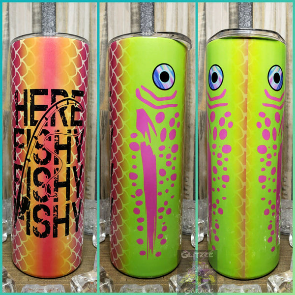 20oz SS Tumbler - Here Fishy