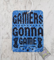 Air Freshener - Vertical Rectangle - Gamers Gonna Game
