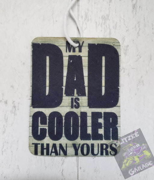 Air Freshener - Vertical Rectangle - Dad/Cooler