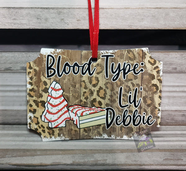 Ornament - Rectangle - Blood Type: LD