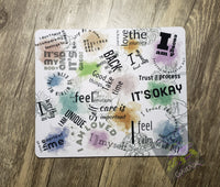 Mouse Pad  - Inspirational Affirmations