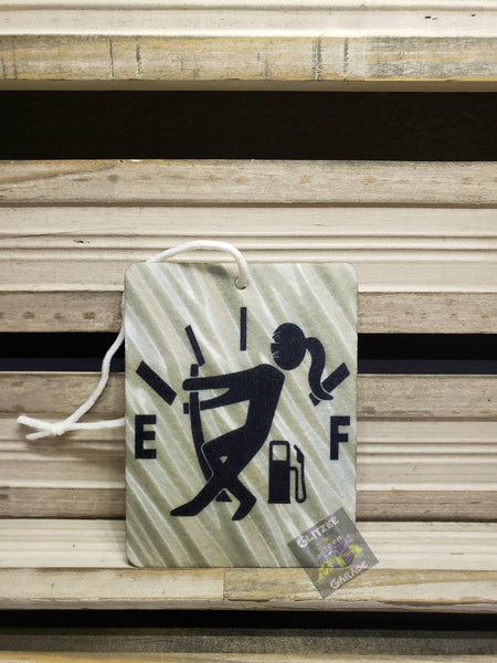 Air Freshener - Vertical Rectangle - Running On E (Girl)
