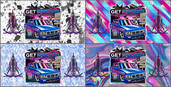 License Plate - Get Decked - Nissan '22 (GD)